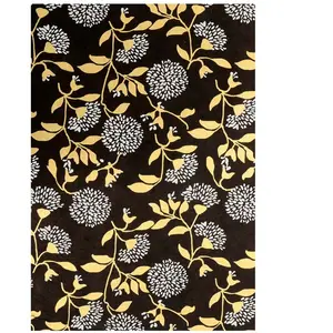 Artemio Papier népalais Lokta 28 x 21,5 cm 12 pcs Foil Noir JauneVendu parscrapmalin
