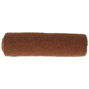 Artemio Rouleau de tissu 30 cm x 1 m Fausse fourrure Mouton Marron foncéVendu parscrapmalin