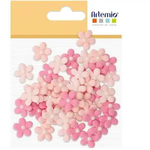 Artemio Fleurs décoratives Coton recyclé Roses Ø 1,9 cm 50 pcsVendu parscrapmalin