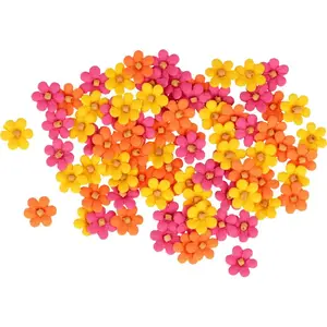 Artemio Fleurs décoratives Coton recyclé 3 couleurs Ø 1,9 cm 50 pcsVendu parscrapmalin
