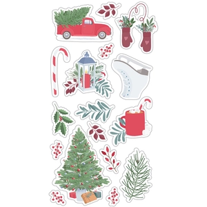 Artemio Stickers Transparents Christmas TimeVendu parscrapmalin
