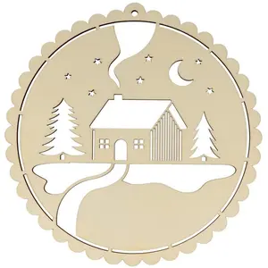 Artemio Médaillon Maison ø 20 cm Home for Christmas pas cher