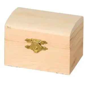Comparateur de prix : Artemio Support à décorer en bois - Coffre - 8,5 x 6 x 6 cm