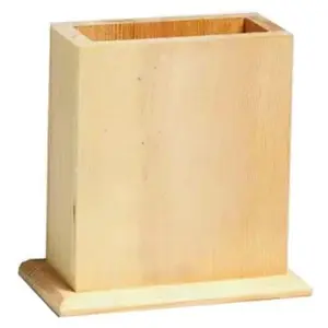 Comparateur de prix : Artemio Support à décorer en bois - Pot à crayons - 12 x 7 x 11,5 cm