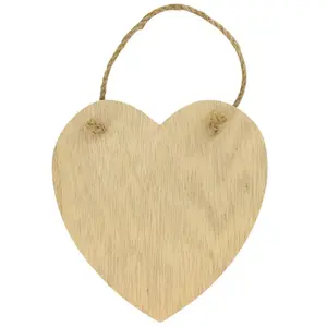 Comparateur de prix : Artemio Plaque de porte - Artisanal - Bois - 14 x 13.5 cm - Objet décoratif - Coeur