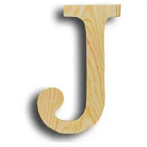 Comparateur de prix : Artemio Support à décorer en bois - Lettre petit modèle - J - 7,9 x 11,5 cm