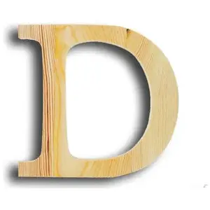 Comparateur de prix : Artemio Support à décorer en bois - Lettre petit modèle - D - 11,5 x 11,5 cm