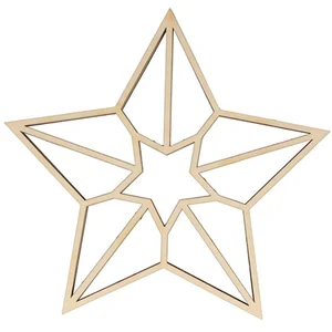 Artemio Flocon de neige en bois #1 - 20 cm