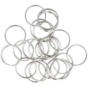 Apprêts - Artémio - Anneaux simples - 2,5 cm - Argenté - Lot de 22 piècesVendu parscrapmalin
