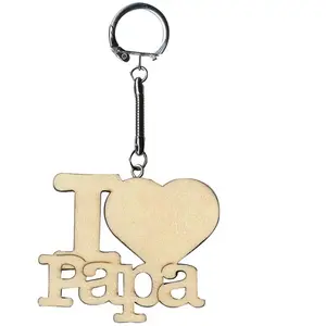 Comparateur de prix : Artemio Porte-clés - I love Papa - Objet Bois - Artémio