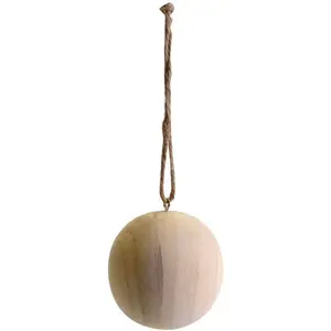 Comparateur de prix : Boule de Noël en bois à décorer - ARTEMIO - Diamètre 8 cm - Décoration de Noël - Objets décoratifs - Bois