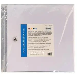 Comparateur de prix : ARTEMIO Pochettes pour album + 3 Vis rallonge - 30,5 x 30,5 cm - 10 pcs