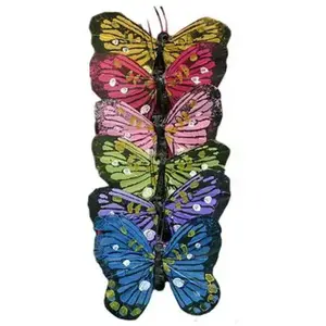 Comparateur de prix : Artémio Papillons décoratifs - Textile - 6 pièces