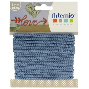 Comparateur de prix : Artemio Cordon en tricotin tout fait bleu à5mm x 5m - artémio