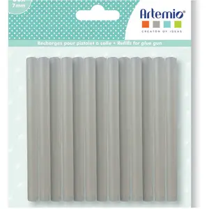 Comparateur de prix : Recharges de colle - Artemio - 7mm - Transparent - 10 cm - 60 unités