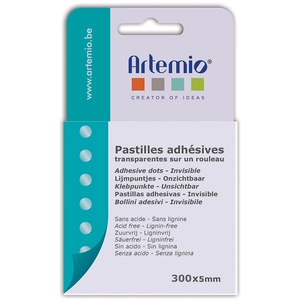 Comparateur de prix : Pastilles adhésives 3D transparentes 'Artemio' 5 mm Qté 300
