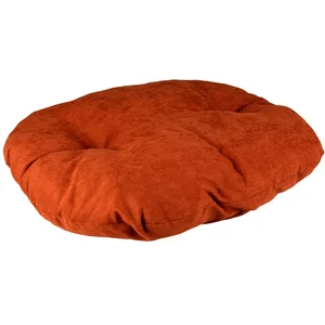 Coussin pour chien ovale Duvoplus Velvet Copper Rouge 80x64x7 cm 14069 pas cher