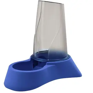 Gamelle pour chien Duvoplus Nuvola 2 Bleu 16x16x5 cm 14455 pas cher