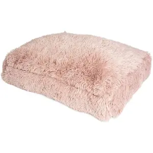 Comparateur de prix : Duvo+ Snug Lit Rectangulaire Rose XL - 116x84x21cm