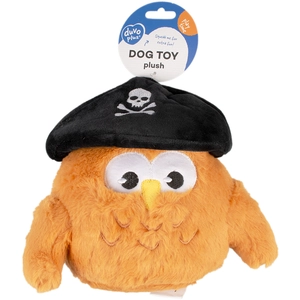 Jouet peluche pour chien hibou pirate Duvoplus TU