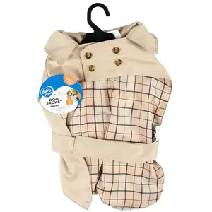 Comparateur de prix : Duvo+ Manteau pour chien Trench Coat Beige L - 60 cm