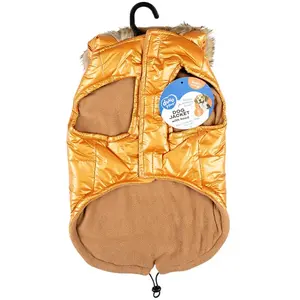 Comparateur de prix : Duvo+ Veste pour chien Puffer Gold M - 50 cm