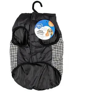 Comparateur de prix : Duvo+ Veste pour chien Puffer Noir/Blanc S - 40CM