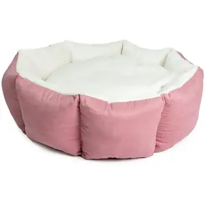 Comparateur de prix : Duvo+ Panier Hexa Velvet Rose L - 80 x 80 x 28 cm