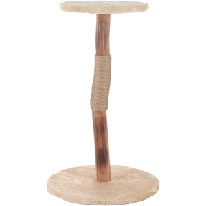 Arbre à chat Duvoplus Noah natural wood Beige 50x50x66 cm 15433 pas cher