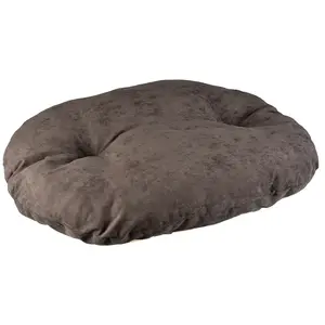 Comparateur de prix : Coussin pour chien Duvoplus Velvet Concrete Marron 59x44x7 cm 16273