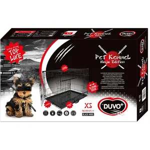 Comparateur de prix : Cage de transport en fer avec porte coulissante pour chien Duvoplus Ninja Edition TU