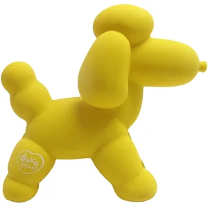 duvoplus, Latex Balloon Poodle 14x6x12,5cm Jaune, Jouet, Jaune, Chien pas cher