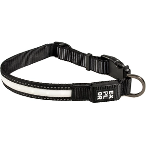 Comparateur de prix : Collier pour chien LED en nylon Duvoplus Explor City M Noir 34/45 cm 1...