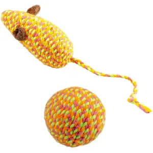 Comparateur de prix : Balle pour chat et souris Duvoplus Jolly x (2) Orange 17,5x3,5x4,5 cm ...