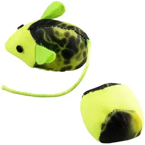 Comparateur de prix : Jouet peluche pour chat souris et balle Duvoplus Flash Vert 16x3,8x4 c...