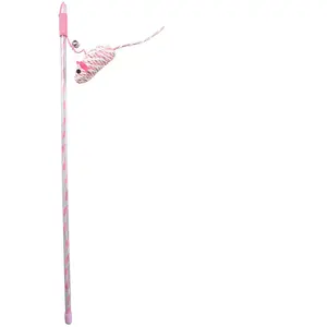 Canne à pêche pour chat souris en papier Duvoplus Catchy Rose 47x15x4 ... pas cher