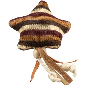 Comparateur de prix : Jouet pour chat souris Duvoplus Knitted Marron 13,5x4,5x2,5 cm 12056