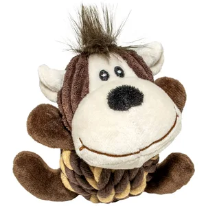 Comparateur de prix : Jouet peluche pour chien singe balle Duvoplus Zoo Friends Morris TU