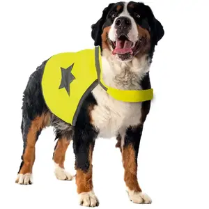 Comparateur de prix : Duvo Gilet de sécurité jaune fluo pour chien 56 cm