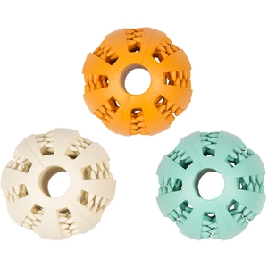 Balle pour chien Duvoplus Rubber Dental Ball With Flavoring Orange 7 c...