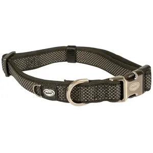 Comparateur de prix : Collier pour chien en nylon Duvoplus Explor North Noir 35/55 cm 10997