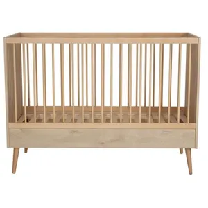 Comparateur de prix : Quax Lit bébé évolutif 70x140 cm chêne clair et pieds hêtre massif Cosy