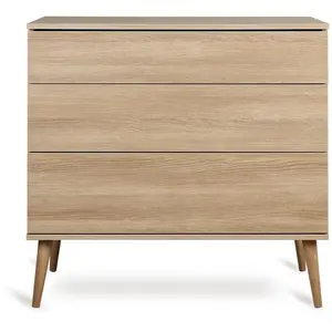 Comparateur de prix : quax Commode à langer 3 tiroirs Flow Honey Ash