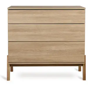 Quax Commode à langer 3 tiroirs Ashi Honey AshVendu paraubert