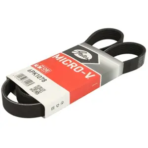 Comparateur de prix : Courroie trapézoïdale à nervures Micro-V® 6PK1078 Gates 6PK1078