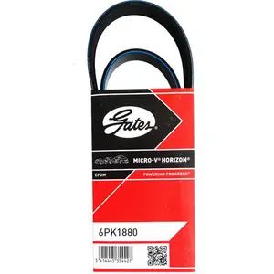 Comparateur de prix : Courroie trapézoïdale à nervures Micro-V® 6PK1880 Gates 6PK1880