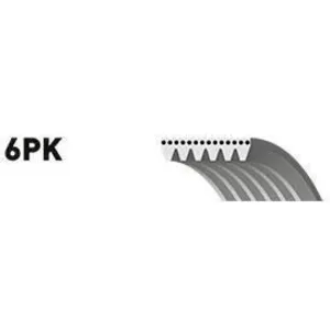 CONTITECH 6PK1054 Courroie Poly-V 1054mm, Nombre De Gorges: 6