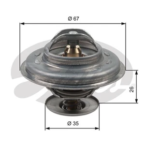 Thermostat, liqiuide de refroidissement GATES, par ex. pour Volvo, Bentley, BMW