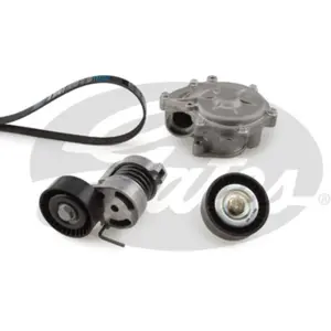 Pompe à eau+Jeu de courroie trapézoïdale à nervures Micro-V® Kit GATES, par ex. pour BMW pas cher