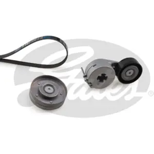 Jeu de courroies trapézoïdales à nervures GATES K026PK1590 pas cher